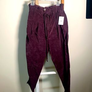 Free people margate corduroy pants nwt